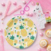 パイナップル紙プレート9" ペーパープレート (パーティー)