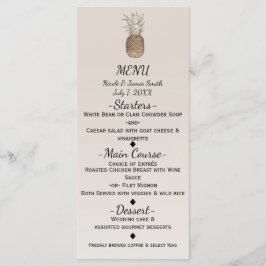 パイナップル素朴トロピカルハワイアンのメ結婚ニュー メニュー