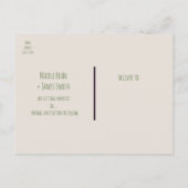 パイナップル素朴トロピカルハワイアン保存日 案内ポストカード (裏面)