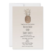 パイナップル素朴トロピカルハワイアン結婚ズ