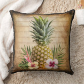 パイナップル素朴書道シスタイリッシュック クッション (ブランケット)