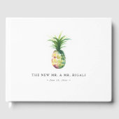 パイナップル結婚ズゲストブックアイディア ゲストブック (正面)