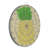 パイナップル絵を描アート ダーツボード (正面左)