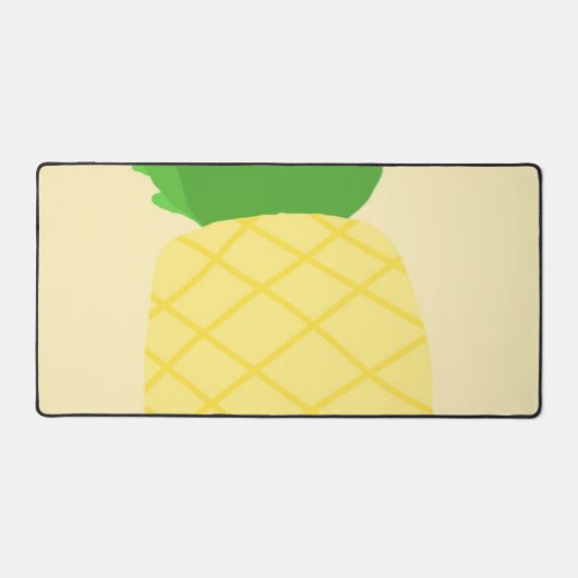 パイナップル絵を描アート デスクマット (正面)