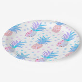 パイナップル絵画の熱帯ナプキン ペーパープレート (アングル)