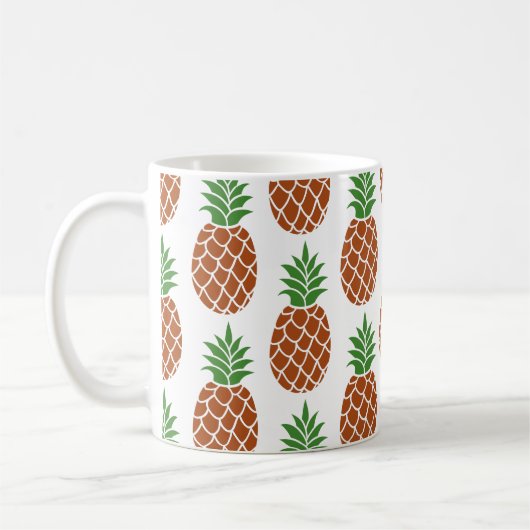 パイナップル自然色 コーヒーマグカップ (左)