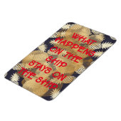 パイナップル船で起こること船上に留まる マグネット (左側)