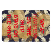 パイナップル船で起こること船上に留まる マグネット (横)