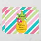 パイナップル花嫁の提案 招待状 (正面/裏面)