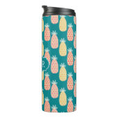 パイナップル落書きパターン|モノグラム タンブラー (回転右)