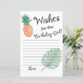 パイナップル誕生日の女の子を願う (スタンド正面)