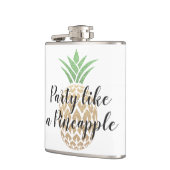 パイナップル誕生日や結婚の フラスク (左)