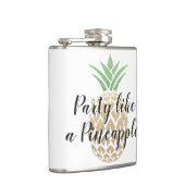 パイナップル誕生日や結婚の フラスク (右)