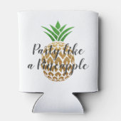 パイナップル誕生日や結婚の 缶クーラー (裏面)