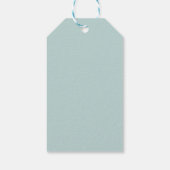 パイナップル誕生日トロピカルサマーアロハサンキュー ギフトタグ (裏面)