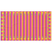 パイナップル誕生日パーティー テーブルクロス (正面(横))