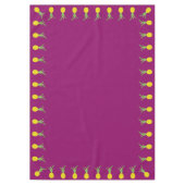 パイナップル誕生日パーティー テーブルクロス (正面)