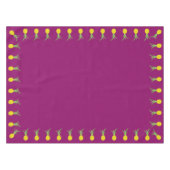 パイナップル誕生日パーティー テーブルクロス (正面(横))