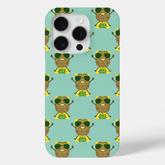 パイナップル転がガイがパイナップルリングや輪に Case-Mate iPhoneケース (裏面)