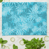 パイナップル迷彩柄ハワイアンキッチンタオル キッチンタオル (折り畳み)