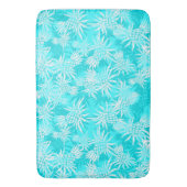 パイナップル迷彩柄ハワイアントロピカル バスマット (正面縦)