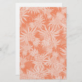 パイナップル迷彩柄ハワイアントロピカル 便箋 (正面/裏面)