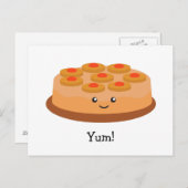 パイナップル逆さケーキ ポストカード (正面/裏面)