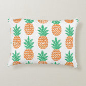 パイナップル遊:おもしろいパターンの喜び。 アクセントクッション (裏面)