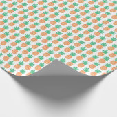 パイナップル遊:おもしろいパターンの喜び。 ラッピングペーパー (角)