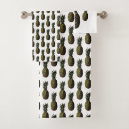 パイナップル風呂タオル、洗濯布 バスタオルセット