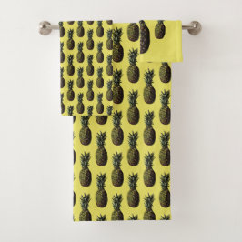 パイナップル風呂タオル、洗濯布 バスタオルセット