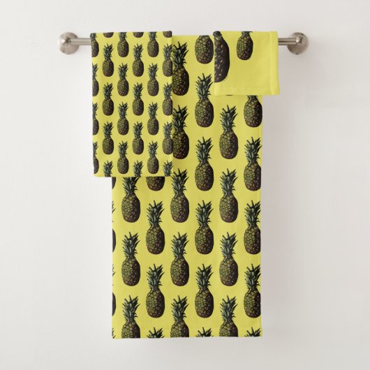 パイナップル風呂タオル、洗濯布 バスタオルセット (インサイチュ)