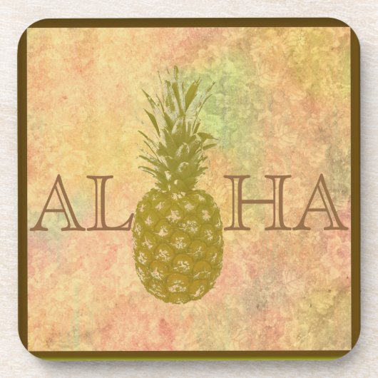 パイナップル飲料用コースター コースター (正面)