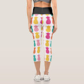 パイナップル魔法パターン カプリレギンス (裏面)