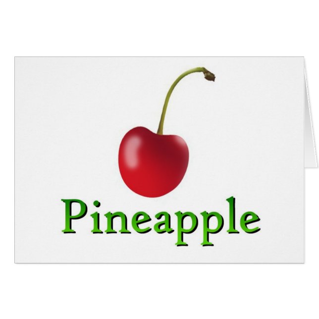 パイナップル (正面横)