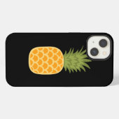 パイナップル1 iPhoneケース (裏面横)