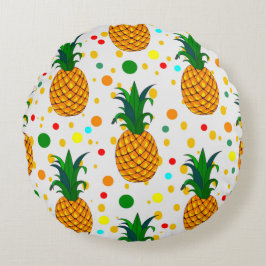 パイナップル2装飾用クッション ラウンドクッション
