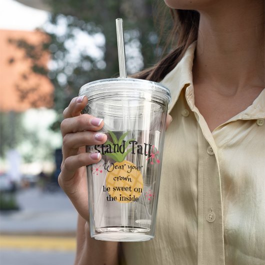 パイナップル アクリルタンブラー