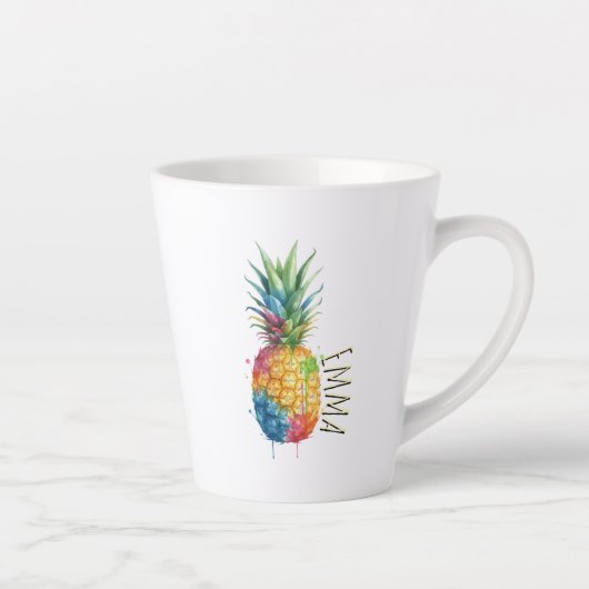 パイナップル カフェラテマグ (右)