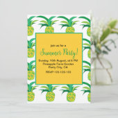 パイナップル サマー パーティー トロピカル パイナップル 招待状 (スタンド正面)