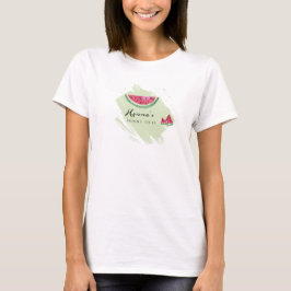パイナップル サマー ベイビー シャワー マザー・トゥ・ビー Tシャツ