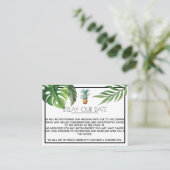 パイナップル デライト トロピカル フォリアージ 延期のお知らせ エンクロージャーカード (スタンド正面)