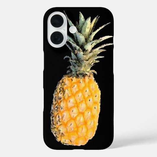 パイナップル。 トロピカル・フルーツ Case-Mate iPhoneケース (裏面)