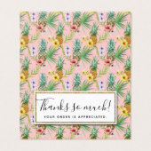 パイナップル&ハイビスカスフラワーズウォーター色ありがとう (外部フラット)