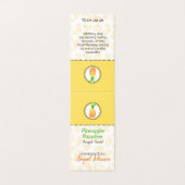 パイナップル ハンドメイド バス & ボディ ラベル | タグ (外部フラット)