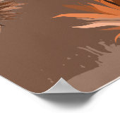 パイナップル パターン 4 ポスター (角)