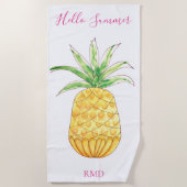 パイナップル ビーチタオル (正面)