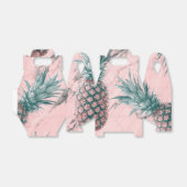 パイナップル&ピンクマーブルスワールトロピカルモダンシック フェイバーボックス (折り畳みなし)