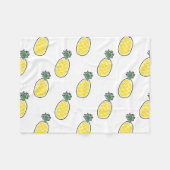 パイナップル フリースブランケット (正面(横))