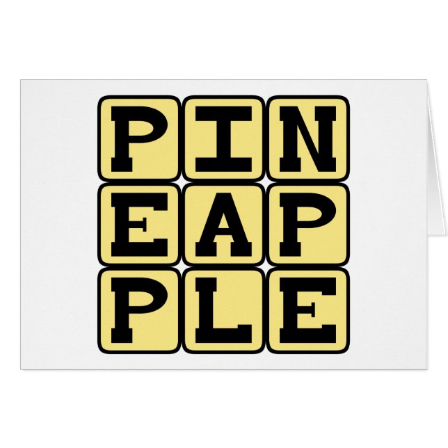 パイナップル、フルーツ (正面横)